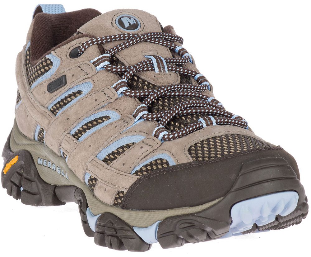 Merrell Vandresko Dame - Moab 2 Waterproof - Grå - KIR732910